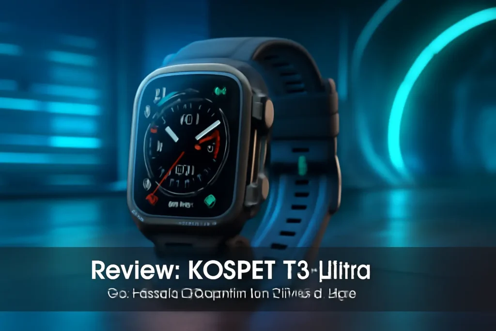 KOSPET T3 Ultra Smartwatch: GPS, Bateria de 60 Dias, e à Prova D'Água
