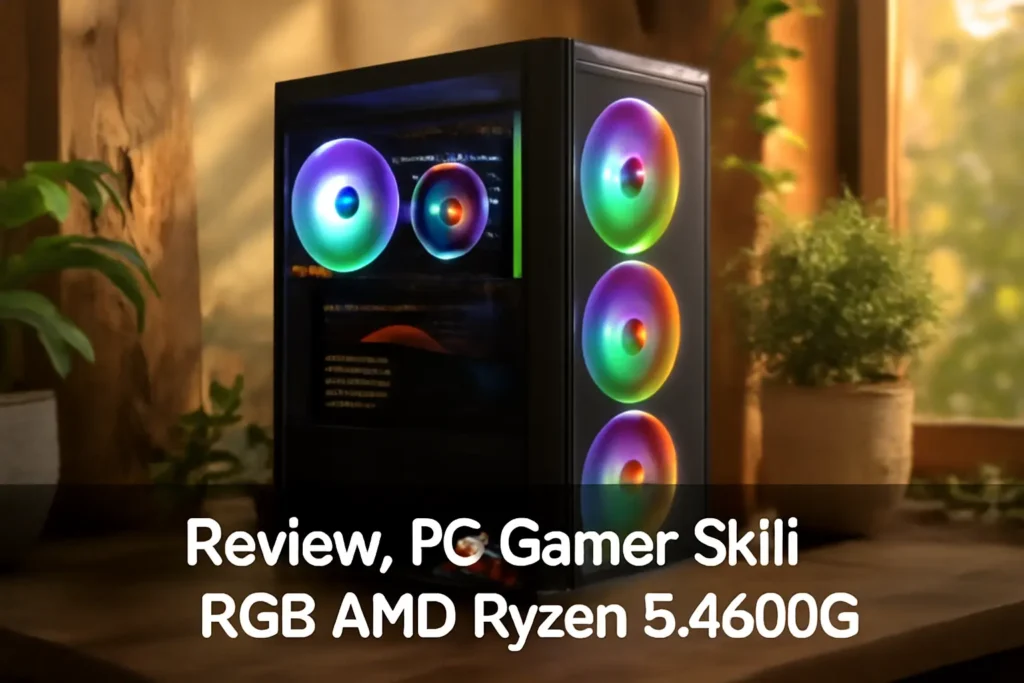 PC Gamer Skill RGB AMD Ryzen 5 4600G, Gráficos Radeon VEGA 7, 8GB DDR4 3200Mhz, SSD 256GB, Fonte 500W - SGX-0050A