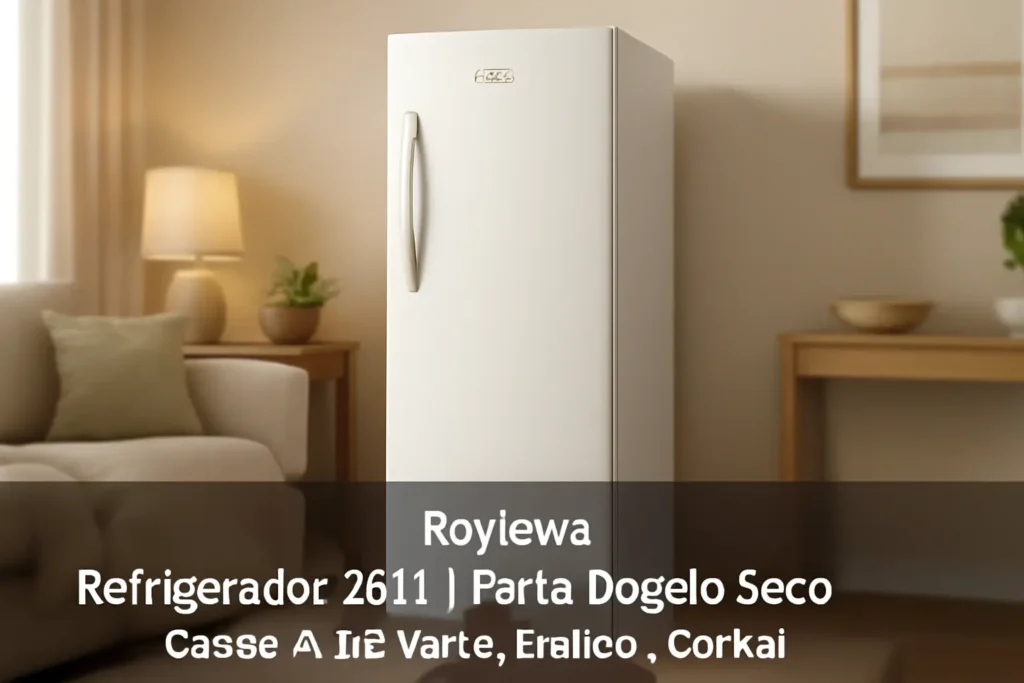 Refrigerador 261L 1 Porta Degelo Seco Classe A 110 Volts, Branco, Consul