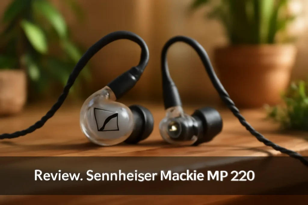 Sennheiser Fones de Ouvido Intra-auriculares Mackie MP-220: Qualidade de Som Profissional