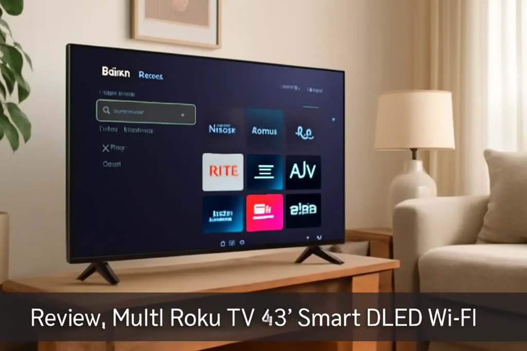 Multi Roku TV 43" Smart DLED Wi-Fi 3 HDMI Compatível com Alexa e Google Home - TL056M