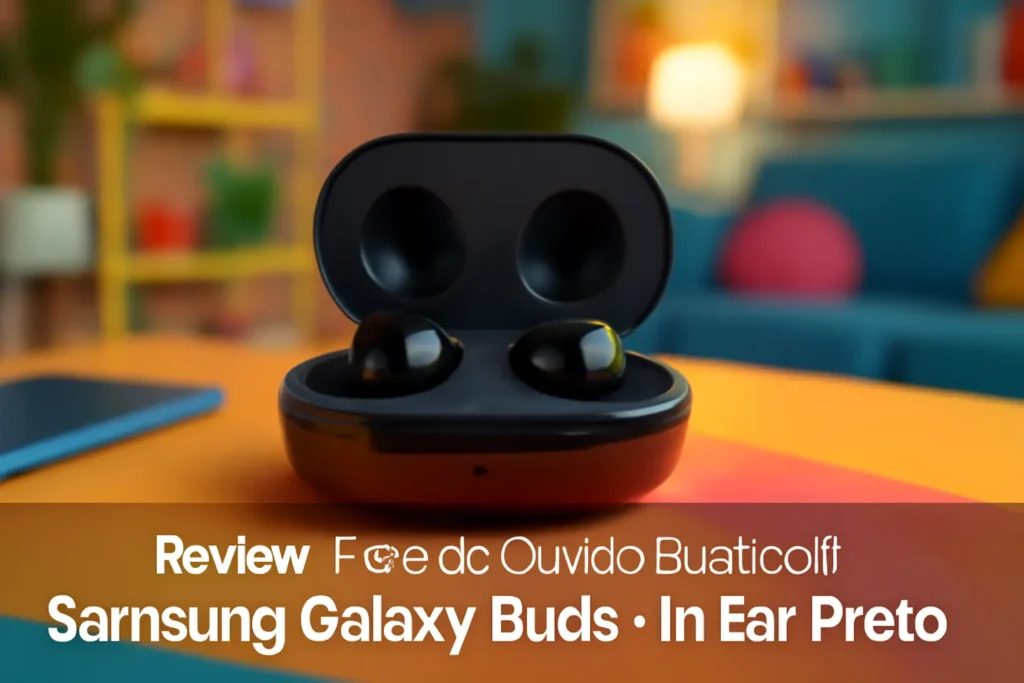Fone de Ouvido Bluetooth Samsung Galaxy Buds+ In Ear Preto