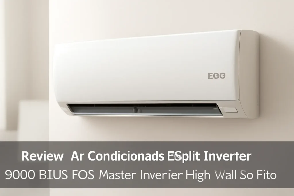 Ar-Condicionado Split Inverter 9000 BTUs EOS Master Inverter High Wall Só Frio