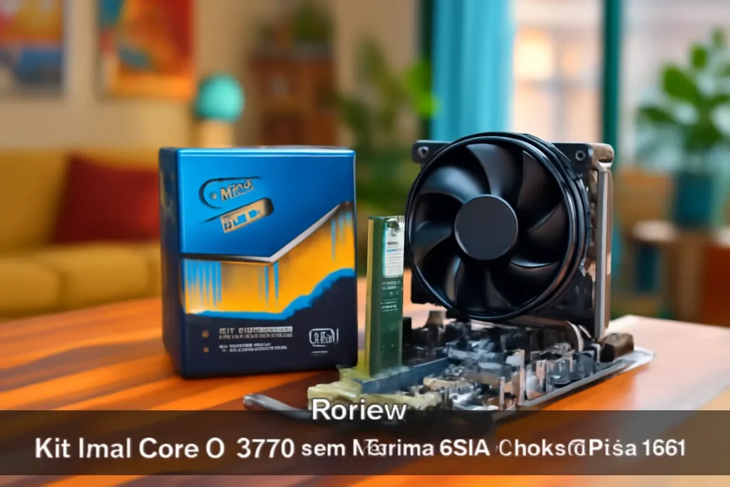 Kit Intel Core i7 3770 com Memória 8GB, Cooler e Placa H61