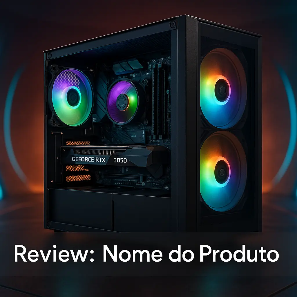 Monte seu PC: Ryzen 7 5700G, RTX 3050, 16GB, 480GB SSD