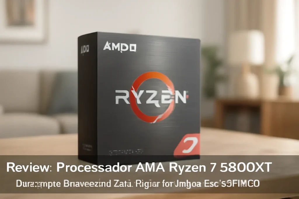 Processador AM4 Ryzen 7 5800XT - Desempenho Incrível para Jogos e Criação de Conteúdo