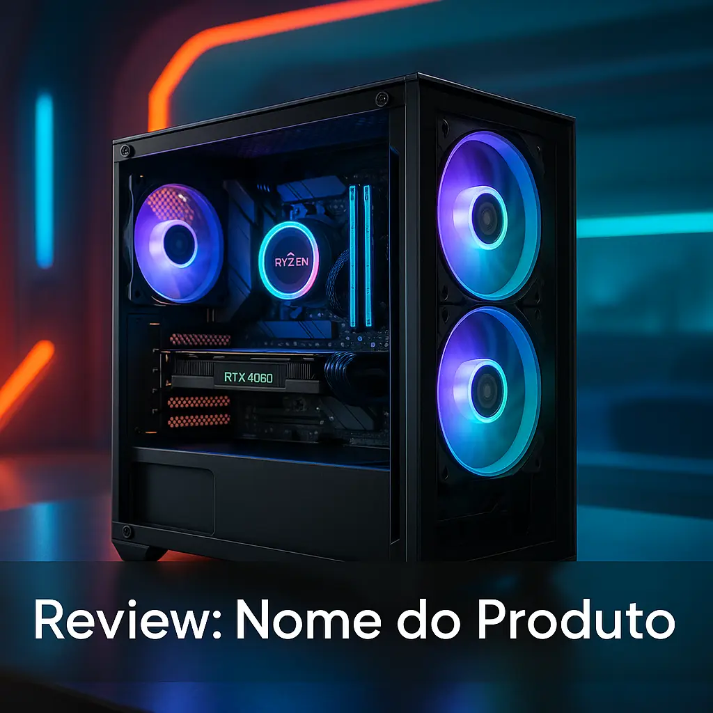 Monte seu PC: Ryzen 5 5600GT, RTX 4060, 32GB, 1TB SSD