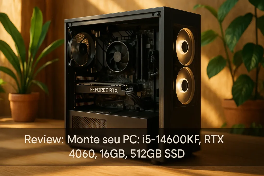 Monte seu PC: i5-14600KF, RTX 4060, 16GB, 512GB SSD