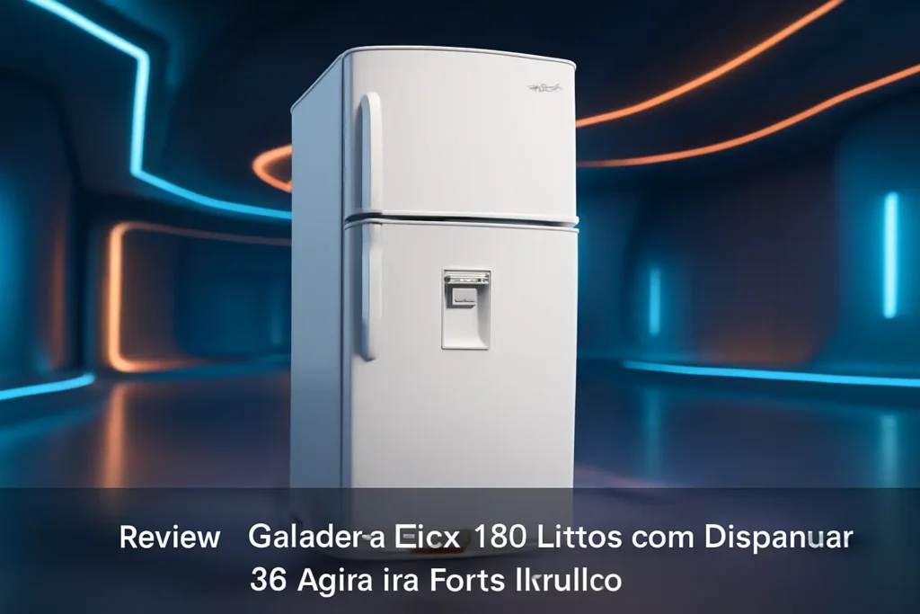 Geladeira Eos 190 Litros com Dispenser de Água na Porta Branco