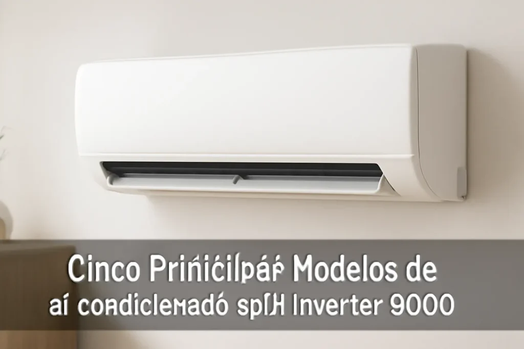 Cinco Principais Modelos de ar condicionado split inverter 9000