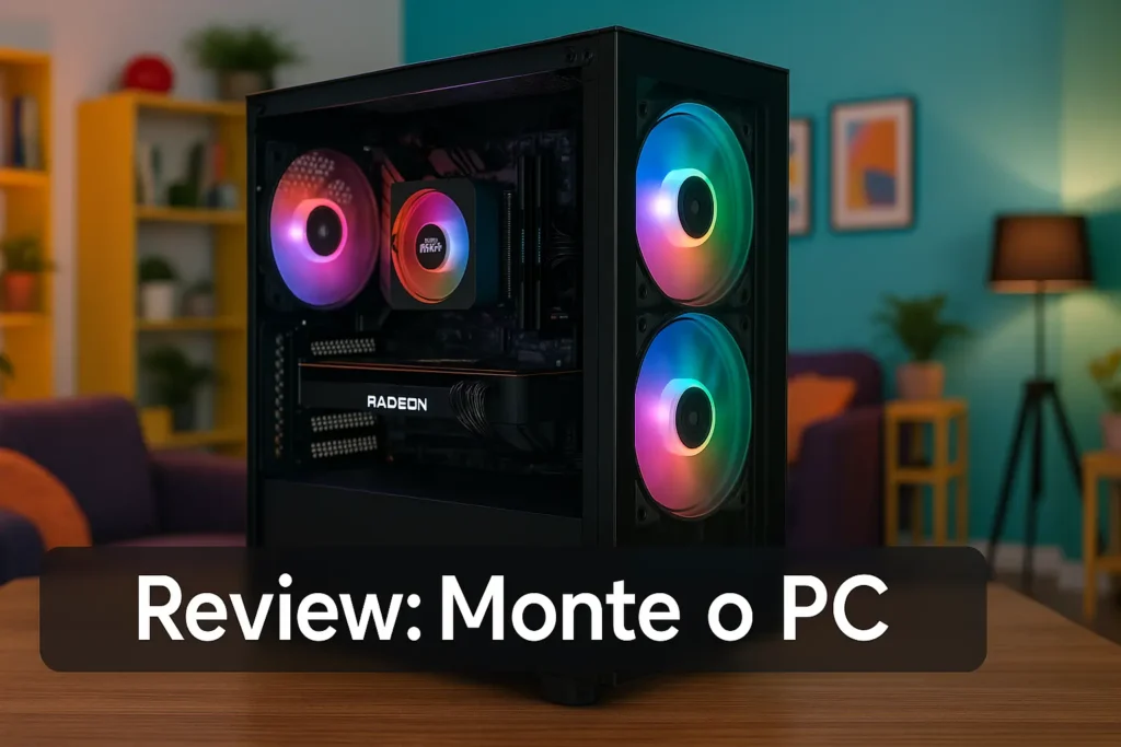 Monte seu PC: Ryzen 5 7600, RX 7600, 16GB, 1TB SSD