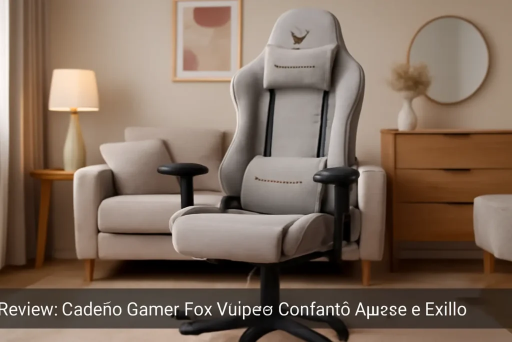 Cadeira Gamer Fox Vulpes: Conforto, Ajuste e Estilo