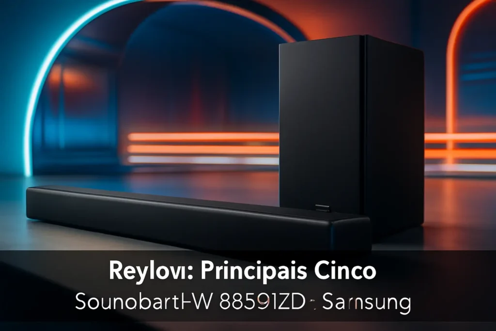 Principais Cinco soundbar hw-b550/zd – Samsung
