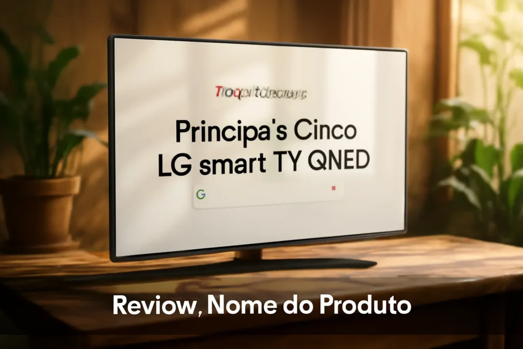 Principais Cinco LG smart TV QNED