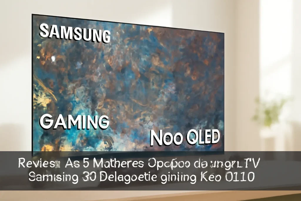 As 5 Melhores Opções de smart TV Samsung 50 polegadas gaming NEO QLED