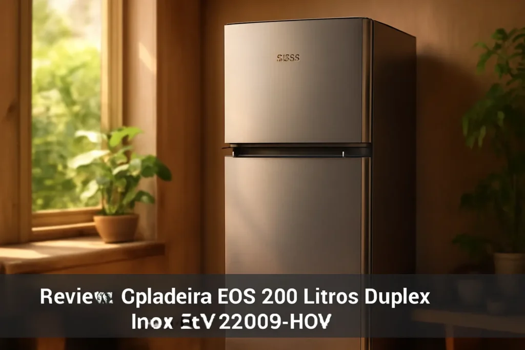 Geladeira EOS 230 Litros Duplex Inox ERV250DS 110V: Capacidade, Design e Economia