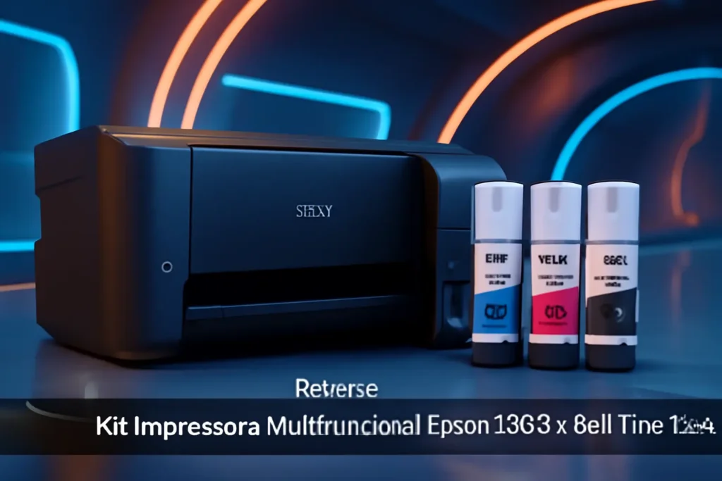 Kit Impressora Multifuncional Epson L3250 + Refil Tinta T544: Desempenho e Eficiência