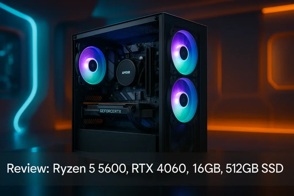 Monte seu PC: Ryzen 5 5600, RTX 4060, 16GB, 512GB SSD