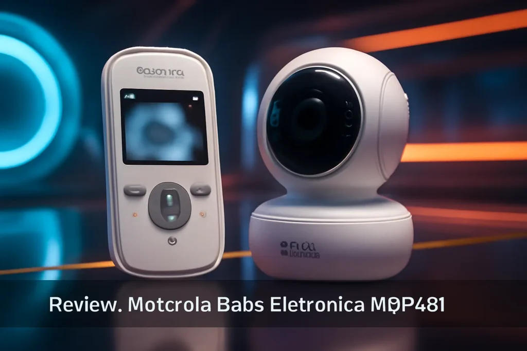 Motorola Babá Eletrônica MBP481 - Tela de 2'' Zoom Digital e Visão Noturna Infravermelha