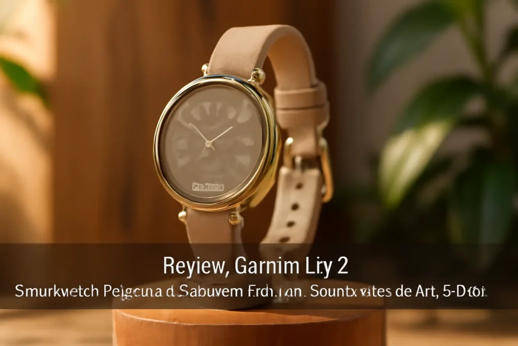 Garmin Lily 2: Smartwatch Pequeno e Elegante com Visor Oculto e Bateria de Até 5 Dias
