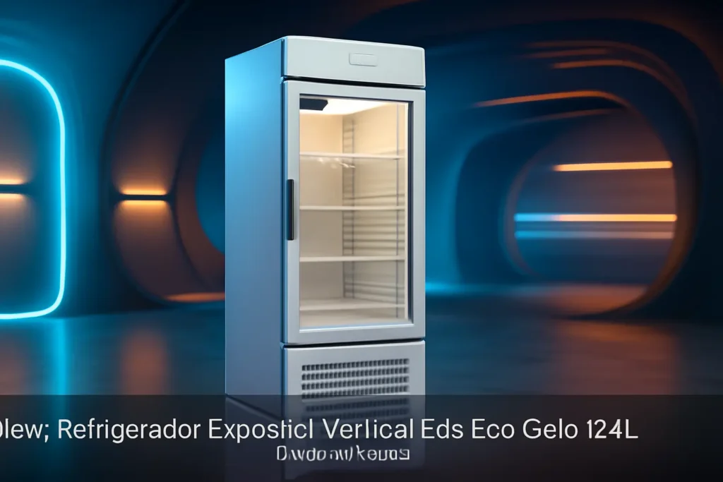 Refrigerador Expositor Vertical Eos Eco Gelo 124L EEV120B Branco 220V