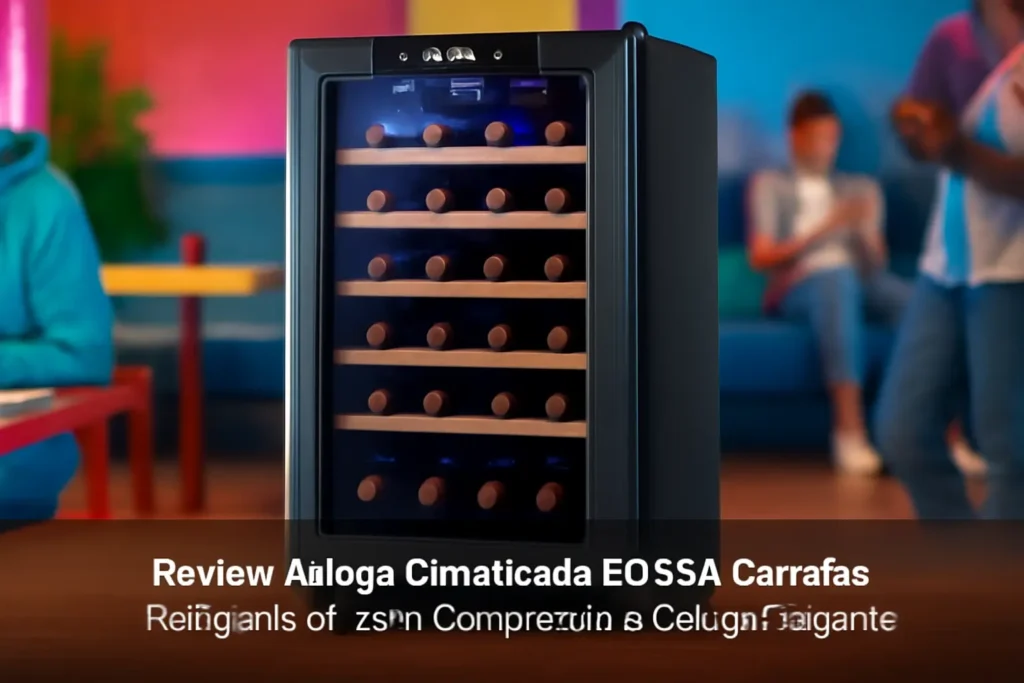 Adega Climatizada EOS 34 Garrafas: Refrigeração com Compressor e Design Elegante