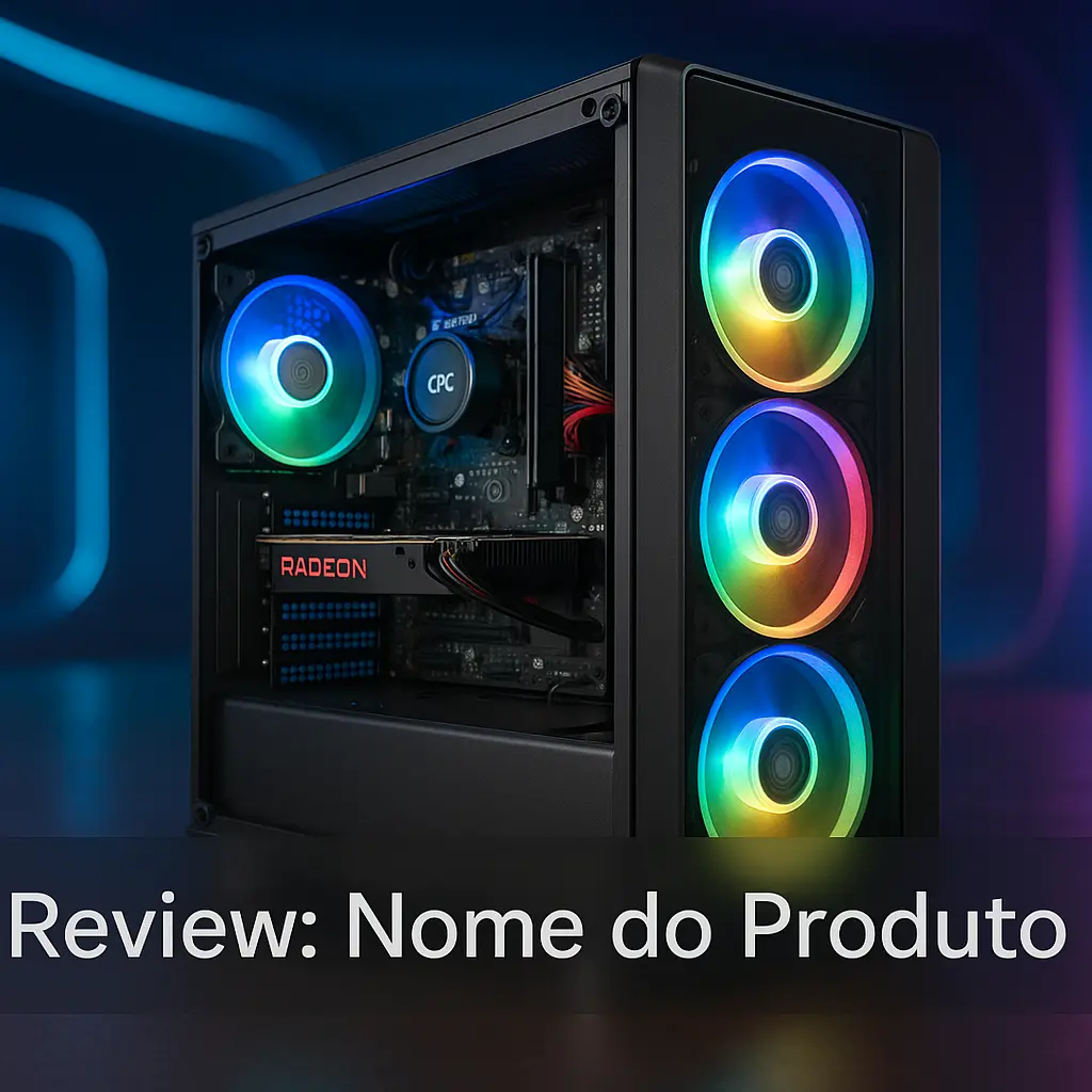 Monte seu PC: i3-8100, RX 550, 8GB, 240GB SSD