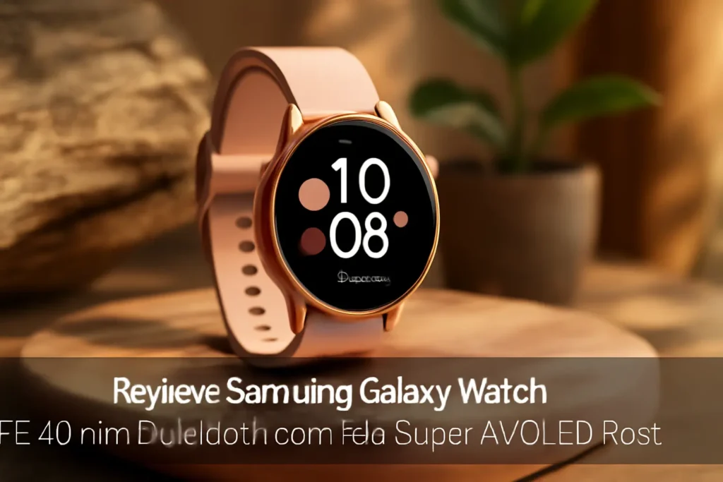 Samsung Galaxy Watch FE 40mm Bluetooth com Tela Super AMOLED Rosé