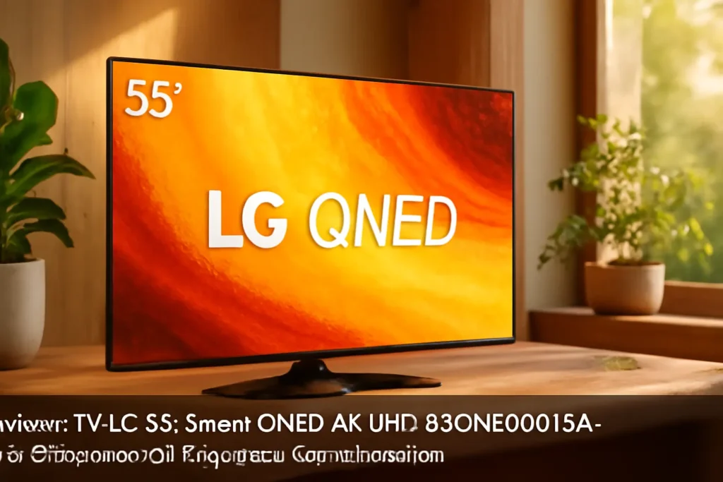 TV LG 55" Smart QNED 4K UHD 55QNED80TSA - Alta Qualidade de Imagem e Conectividade