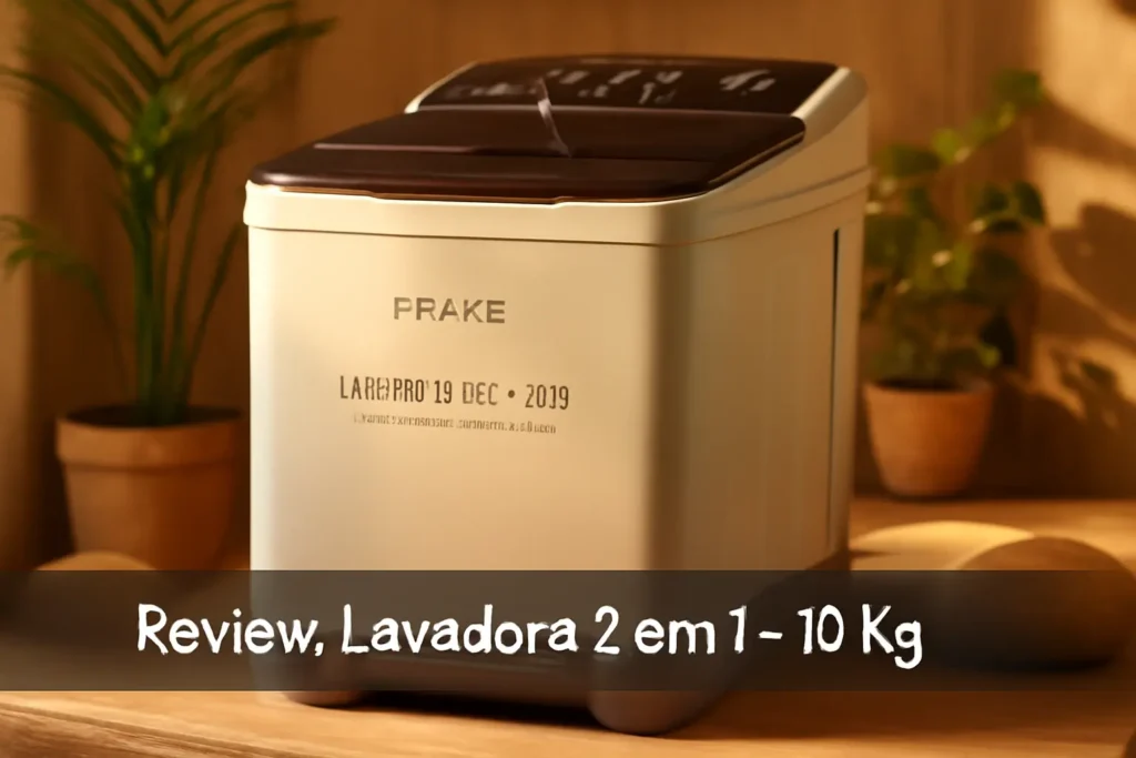 Lavadora 2 em 1 - 10 Kg - Lava 6 Kg e Centrifuga 4 Kg - Praxis Eletrodomésticos