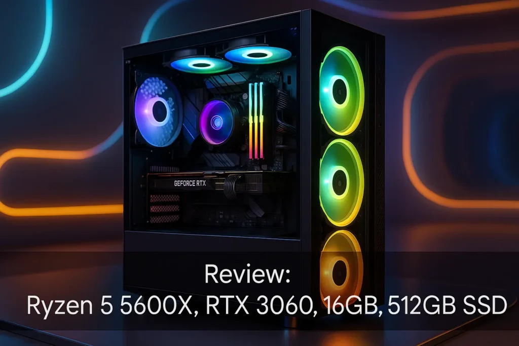 Monte seu PC: Ryzen 5 5600X, RTX 3060, 16GB, 512GB SSD