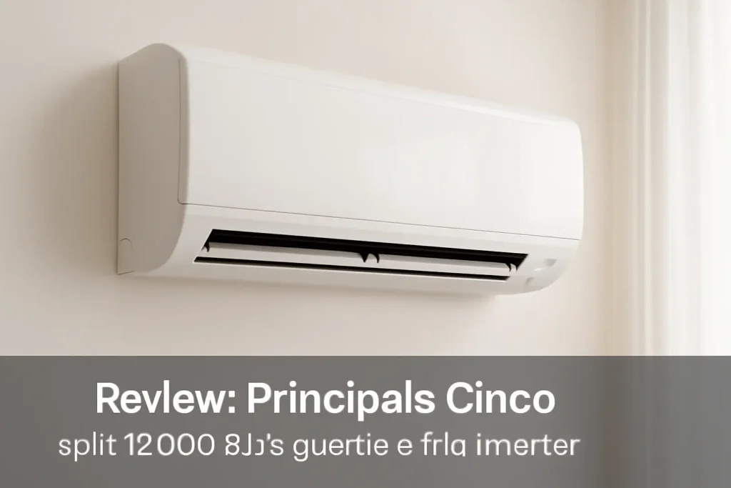 Principais Cinco split 18000 btus quente e frio inverter