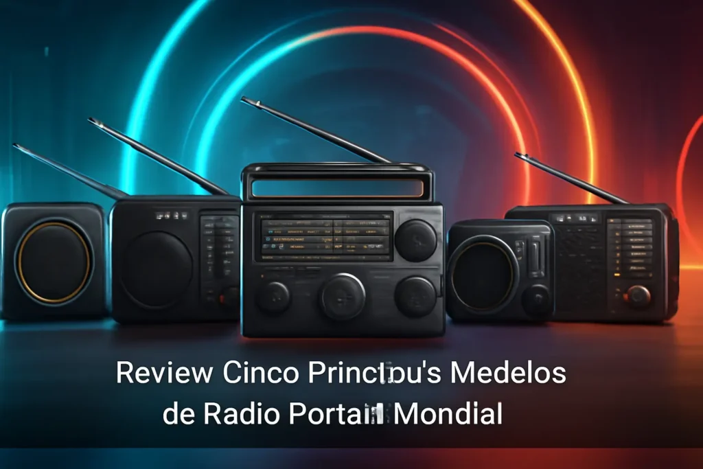 Cinco Principais Modelos de rádio portátil mondial