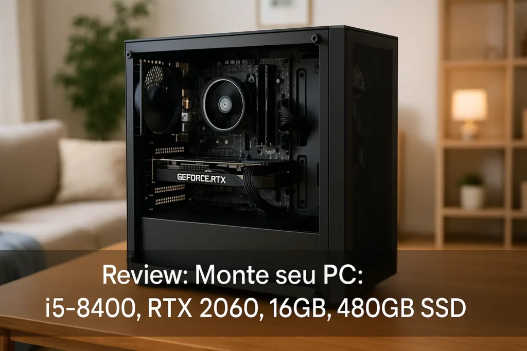 Monte seu PC: i5-8400, RTX 2060, 16GB, 480GB SSD