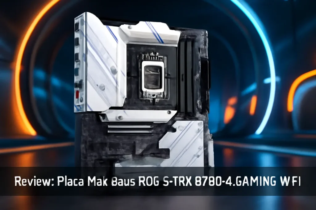 Placa Mãe Asus ROG STRIX B760-A GAMING WIFI Preto/Branco (LGA 1700/4xDDR5/HDMI/DP/M.2/USB 3.2)