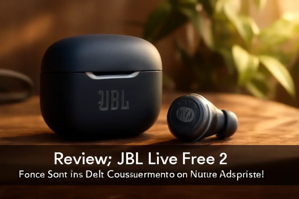 JBL Live Free 2 - Fones Sem Fio com Cancelamento de Ruído Adaptável