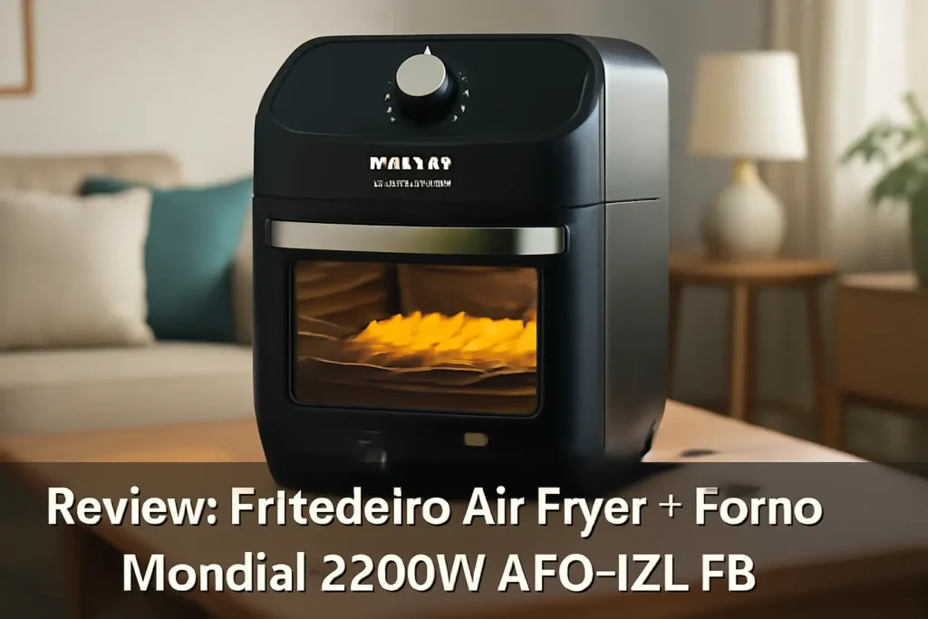 Fritadeira Air Fryer + Forno Mondial 2200W AFO-12L-FB - Versatilidade e Potência em Um Só Produto