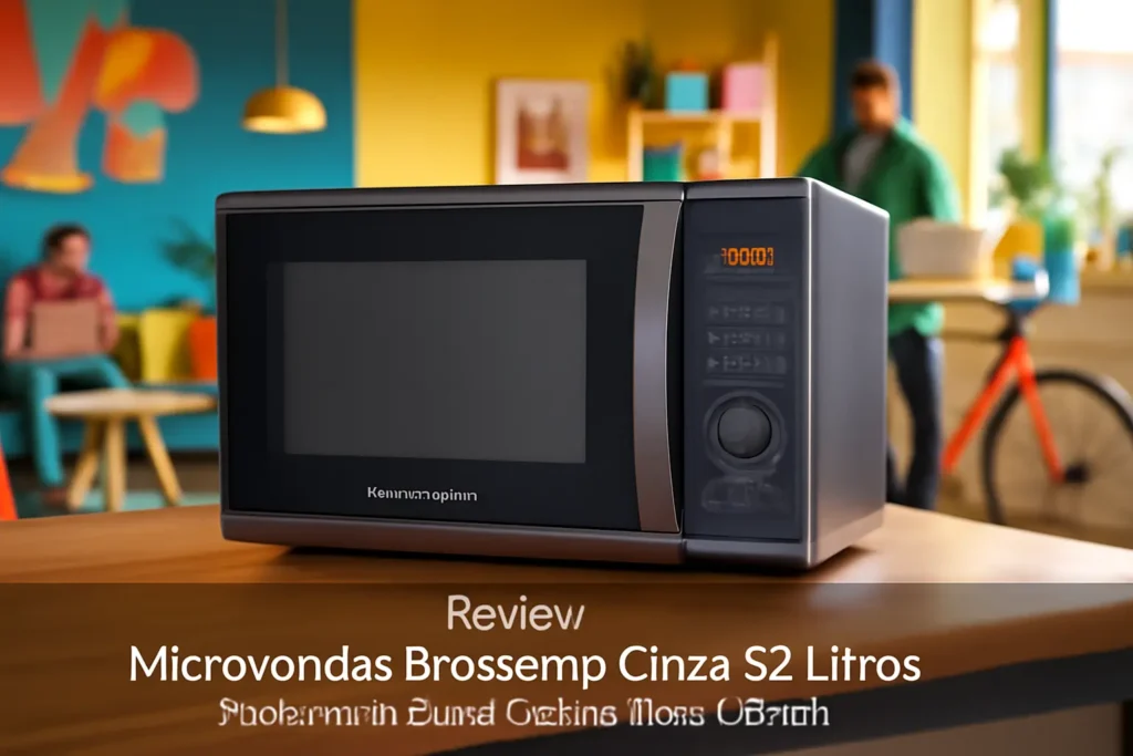 Micro-ondas Brastemp Cinza 32 Litros Bms46ar - Desempenho e Praticidade para Sua Cozinha
