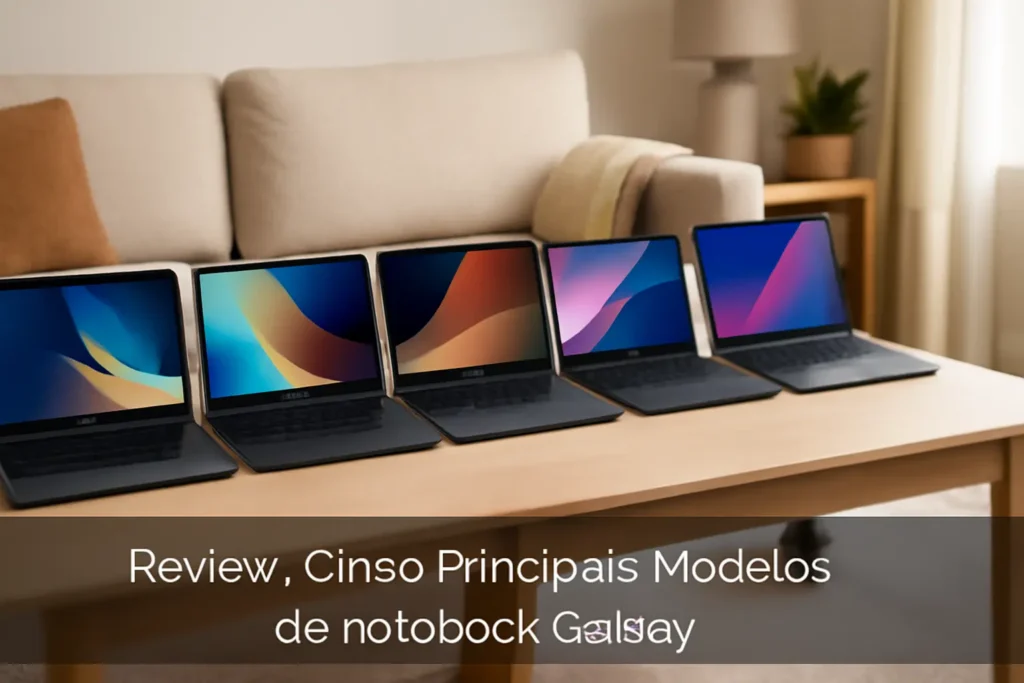 Cinco Principais Modelos de notebook Galaxy