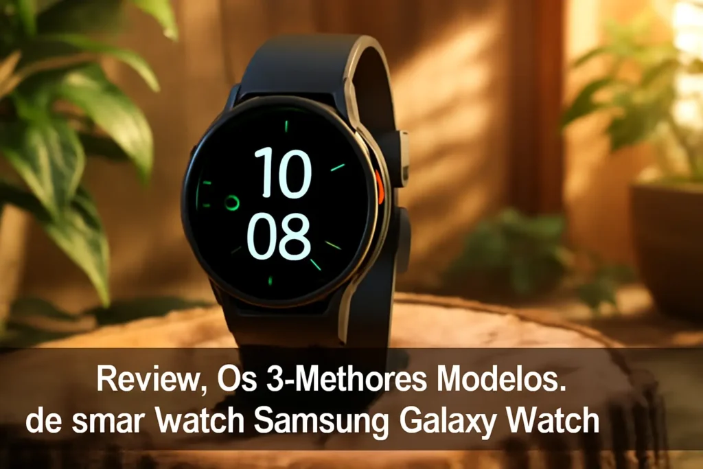 Os 5 Melhores Modelos de smartwatch Samsung Galaxy watch