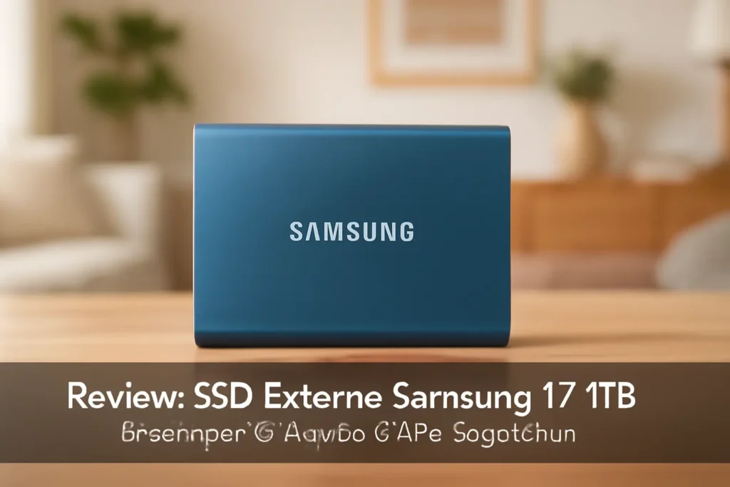 SSD Externo Samsung T7 1TB - Desempenho Rápido e Alta Segurança