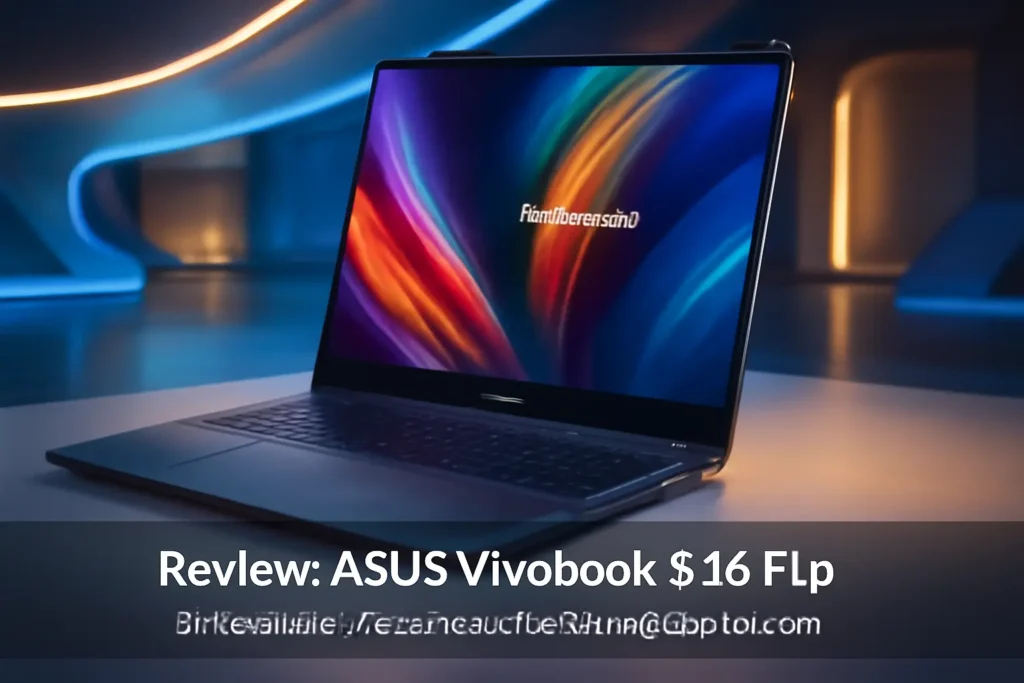 ASUS Vivobook S 16 Flip: Desempenho e Versatilidade em um Laptop 2 em 1