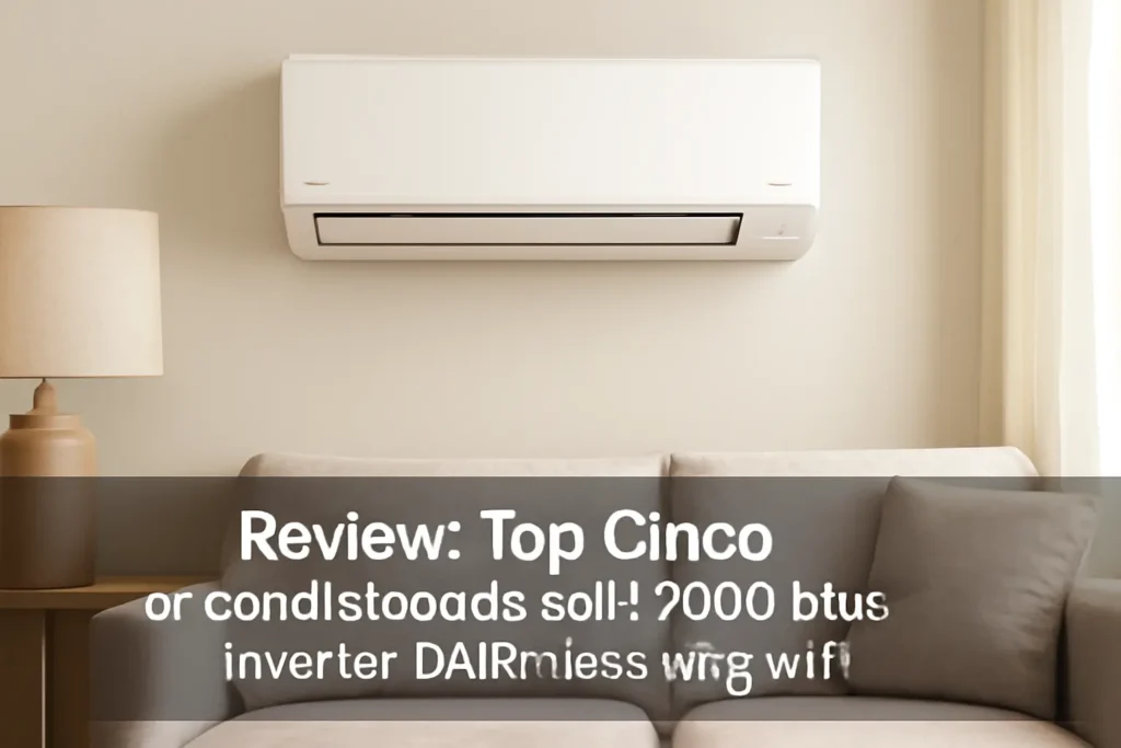 Top Cinco ar condicionado split 9000 btus inverter dAIkin ecoswing wi-fi