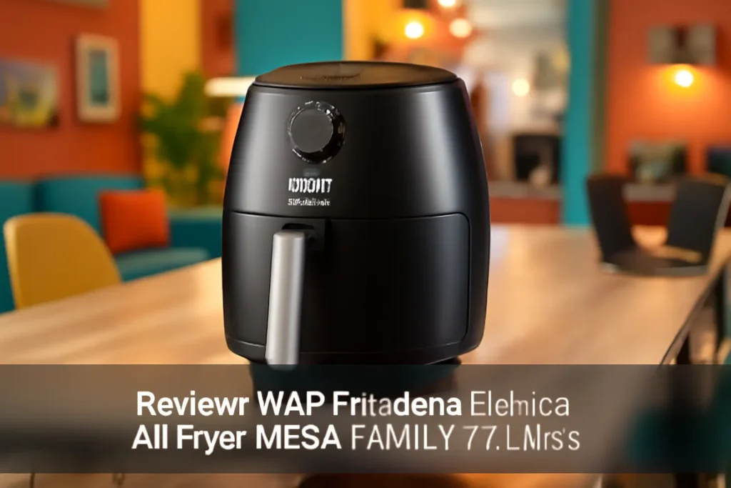 WAP Fritadeira Elétrica Air Fryer MEGA FAMILY 7,1 Litros - Temperatura Ajustável e Revestimento Antiaderente