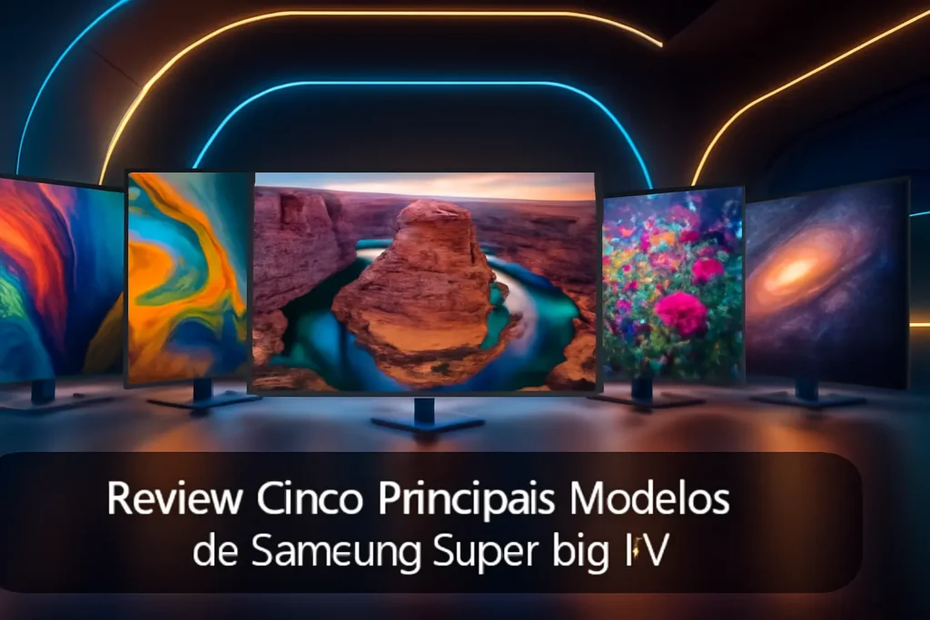 Cinco Principais Modelos de Samsung super big TV