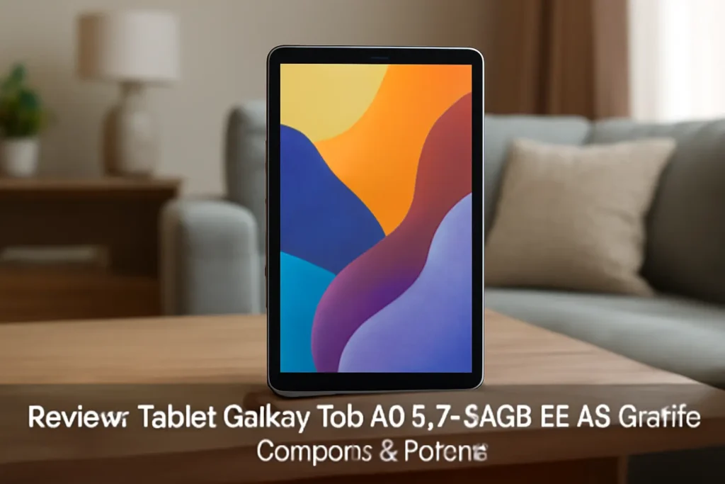 Tablet Galaxy Tab A9 8,7" 64GB EE 4G Grafite: Compacto e Potente