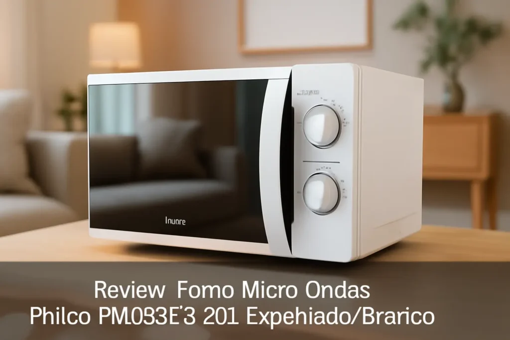 Forno Micro-Ondas Philco PMO23EB 20L Espelhado/Branco - 127V