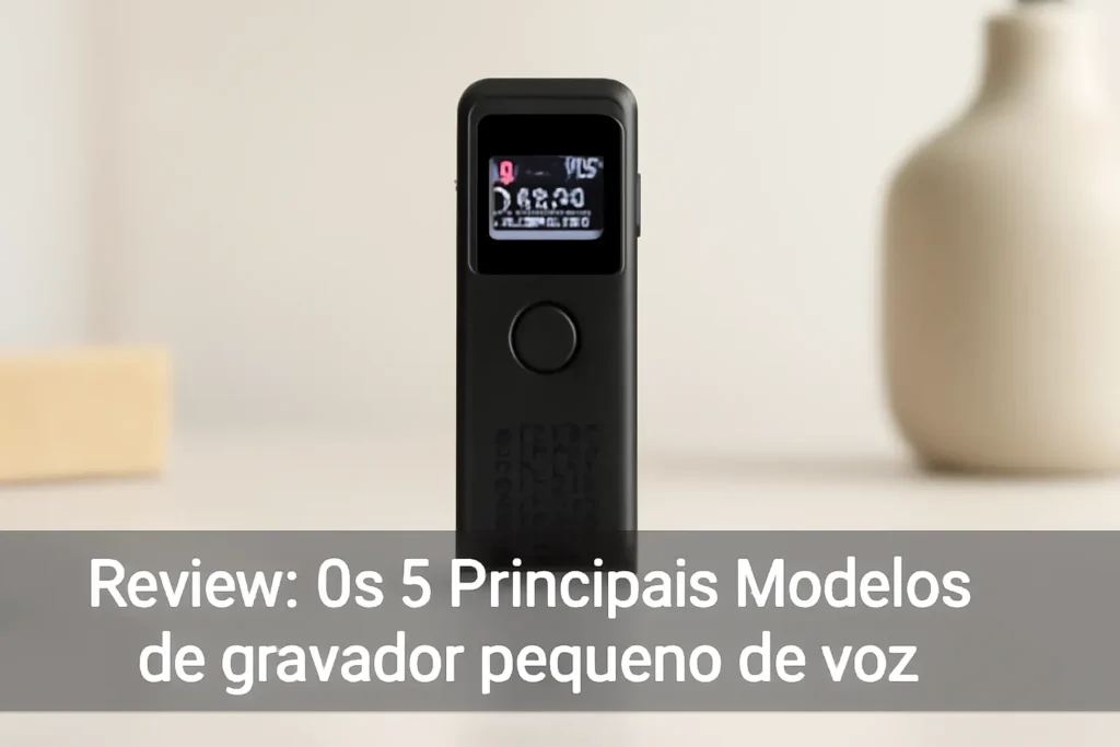 Os 5 Principais Modelos de  gravador pequeno de voz