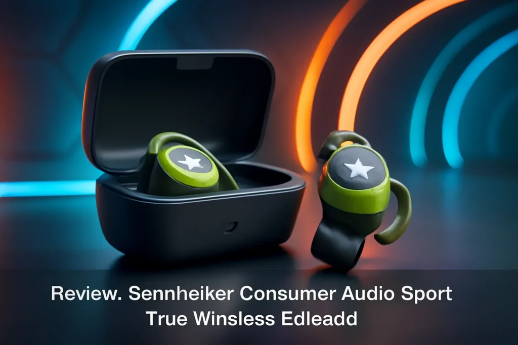 Sennheiser Consumer Audio Sport True Wireless Earbuds – Fones de ouvido intra-auriculares Bluetooth