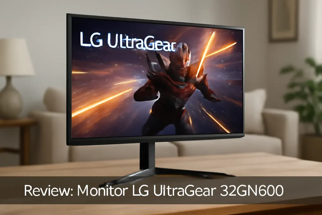 Monitor LG UltraGear 32GN600 - 32" QHD 165Hz, 1ms (MBR), HDR10, FreeSync